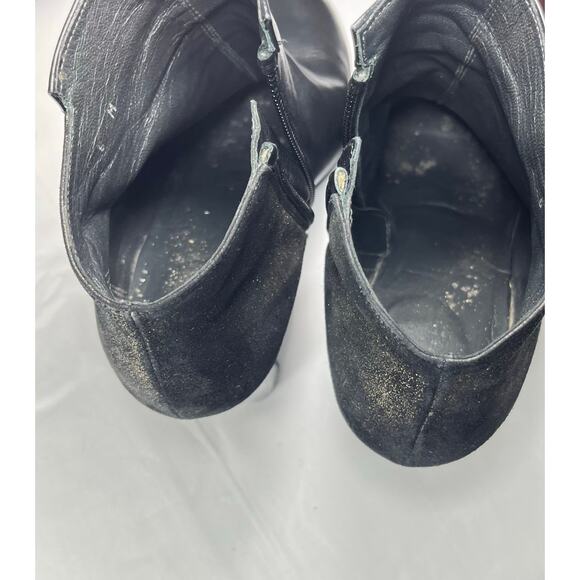 Stuart Weitzman Leather peep-toe ankle boots - Picture 10 of 10